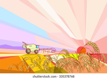 Combine truck