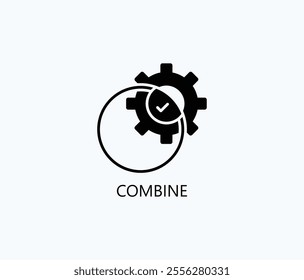 Combine Vector, Icon Or Logo Sign Symbol Illustration