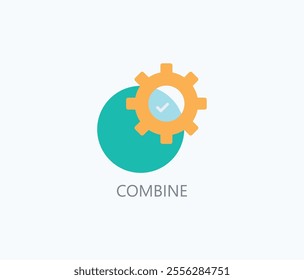 Combine Vector, Icon Or Logo Sign Symbol Illustration