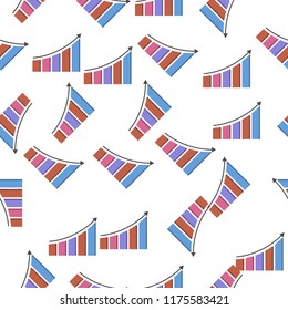 Combined charticon in pattern style. One of Charts & Diagramms collection icon can be used for UI, UX