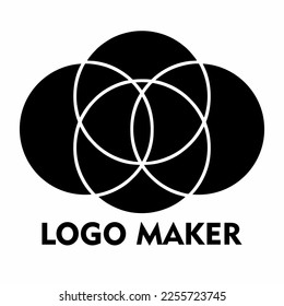 a combined circle logo that depicts togetherness and also a bond between one another
