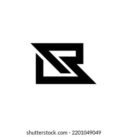 combined initials logo on separate white background