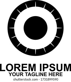 un logotipo combinado de unos pocos círculos simples. logotipo de la empresa. diseño de logotipo creativo.