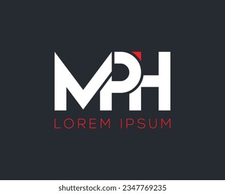 Combined MPH letter logo design for your Business.