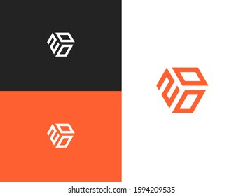 Combined number 200, vector element of the icon template. Set of numbers can be used as a city birthday or as a sports number for competitions. Simple creative geometric sign. Emblem for your design.