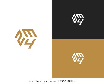 Combined number 234, vector element of the icon template. Set of numbers can be used as a city birthday or as a sports number for competitions. Simple creative geometric sign. Emblem for your design.