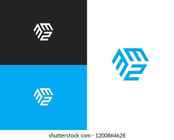 Combined number 332, vector element of the icon template. Set of numbers can be used as a city birthday or as a sports number for competitions. Simple creative geometric sign. Emblem for your design.
