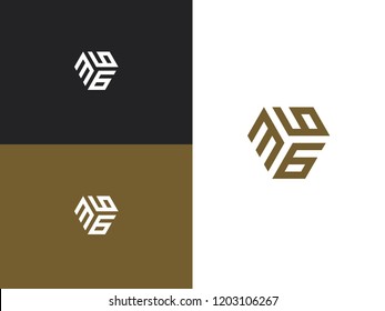 Combined number 366, vector element of the icon template. Set of numbers can be used as a city birthday or as a sports number for competitions. Simple creative geometric sign. Emblem for your design.