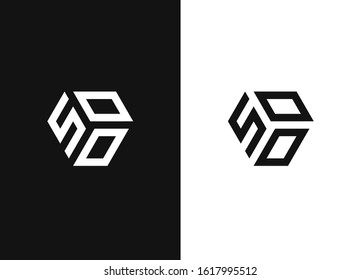 Combined number 500, vector element of the icon template. Set of numbers can be used as a city birthday or as a sports number for competitions. Creative geometric sign. Black and white version emblem.