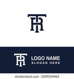 Combined TR or RT logo template.