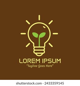 combines light bulbs and plants to create symbolism about creative enlightenment and continued growth.