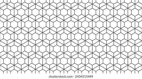 Combining illustrations of trapezoid and hexagon shapes in a simple contemporary texture. Ideal for prints and digital backdrop material, with versatile applications for various mapping ideas.