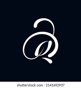 combining the letter A with a variety of leaves, this is perfect for a beauty company