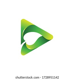 combining triangles and leaves into one unique and interesting concept