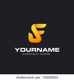 Combining two letters J and F in one symbol.