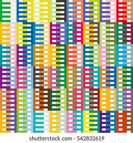 comblike image,color tile - Geometric seamless pattern