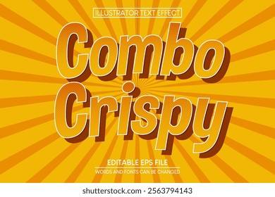 Combo Crispy Text Effect.editable text effect