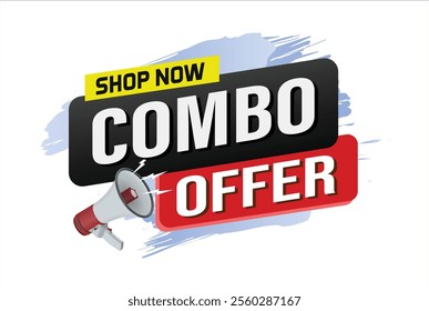 "combo offer sale word mega phone concept vector illustration and 3d style, landing page, template, ui, web, mobile app, poster, banner, flyer, background, gift card, coupon, label, wallpaper
"

