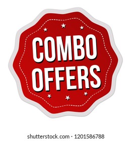 Combo offer label, badge or banner design element. Flat style vector icon.  12817811 Vector Art at Vecteezy