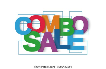 Combo sale vector letters