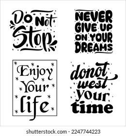 Combo Typography T-shirt design set