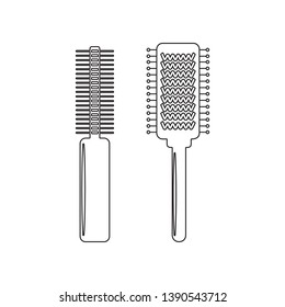 combs icon. Element of beauty salon for mobile concept and web apps icon. Outline, thin line icon for website design and development, app development