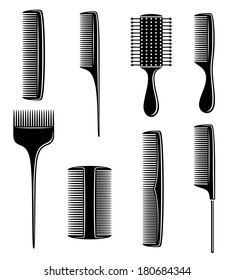 combs set. Vector