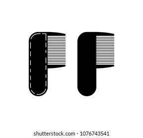 combs, vector illustration isolated on white