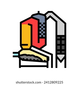 combustion biomass color icon vector. combustion biomass sign. isolated symbol illustration