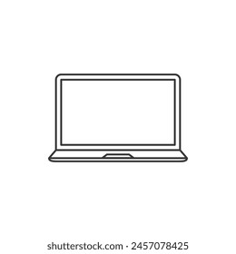 ordenador portátil portátil portátil icono Vector