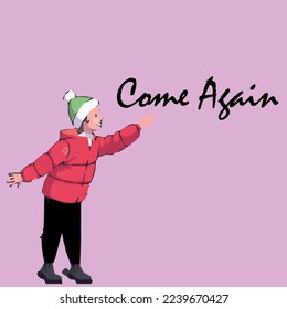 Come again T-shirt Design Template
