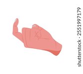 Come Here Hand Gesture Icon, Vector illustration