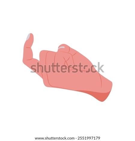 Come Here Hand Gesture Icon, Vector illustration