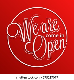 Come in. We are open hand lettering for your design