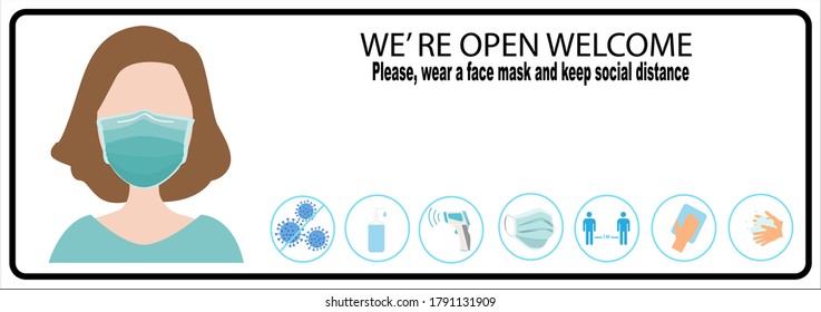 Come in, we are open please wear a face mask.