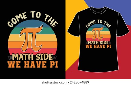 Vamos al lado matemático tenemos diseño de camisetas pi