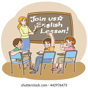 Come on and join us to English Lesson.