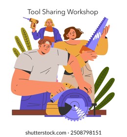 Ven y participa en nuestro taller de herramientas compartidas diseñado para mejorar tus habilidades de bricolaje y mejorar tu creatividad