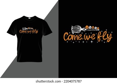 Come, we Fly vector design