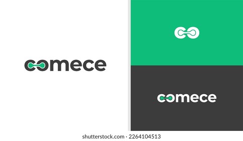 COMECE LOGO WORDMARK ONLINE SHOP CONNECT NEGATIVE SPACE EDITABLE