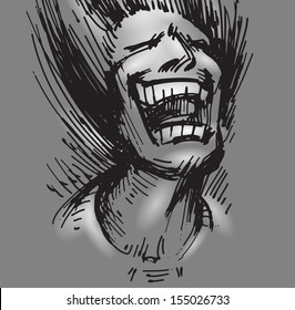 Comedian. Vector format