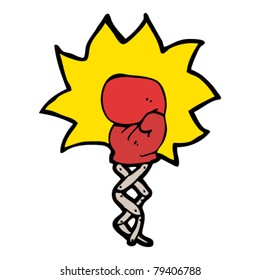 comedy boxing glove cartoon