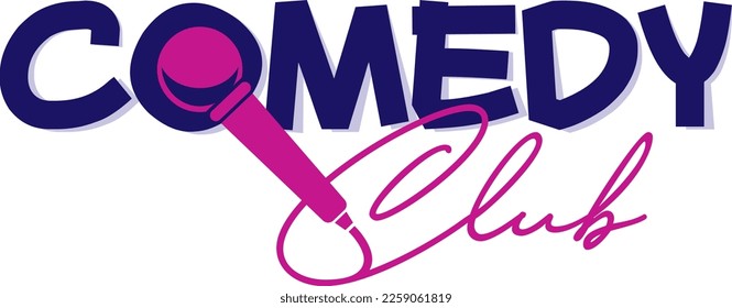 Comedy Club Vector logotype Design