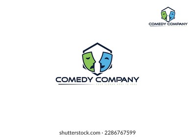 Comedy Firmenlogo.Creative Comedy Firmenlogo design.comedy Firmenlogo.comedy Club Logo.