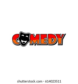 Comedy Letter Logo Design Stock Vector (Royalty Free) 614023511