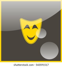 Comedy mask Icon.