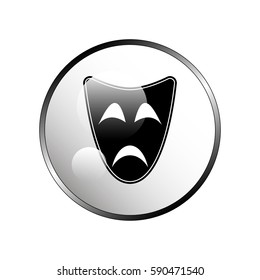 Comedy mask Icon.