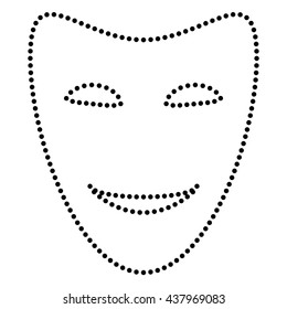 Comedy theatrical masks