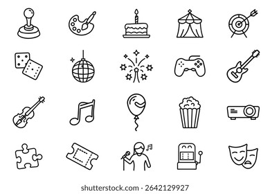Comedy and Tragedy Masks Line Icon – Theater Symbol