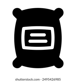 coment icon with style glyph
